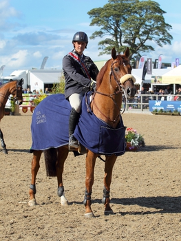  Paul Barker claims a second win in the British Horse Feeds Speedi-Beet HOYS Grade C Qualifier at The Royal Highland Show 